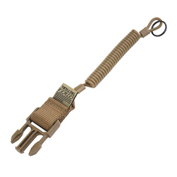 Cetacea Tactical - QR-Waffen-Lanyard mit männlicher Schnalle - Coyote Brown - TA-QRMC-COY