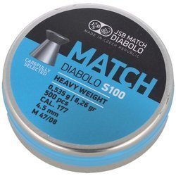 JSB - Luftgewehrkugeln Blue Match Heavy S100 - 4,51mm - 500 Stück - 000026-500