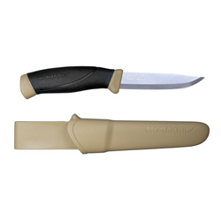 Morakniv - Überlebensmesser Companion Outdoor-Sport-Messer - Sandvik 12C27 - Wüste - 13166