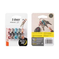 Nite Ize - S-Biner MicroLock Aluminium - 5er Pack - sortiert - LSBMA-A2-5R7