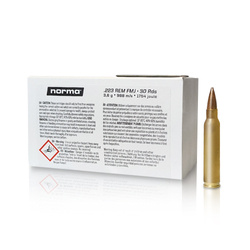 Norma - Gewehrmunition .223 Rem FMJ 55 gr / 3,6 g