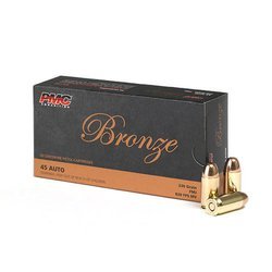 PMC - Pistolenmunition Bronze .45 ACP 14,9g FMJ - 45A