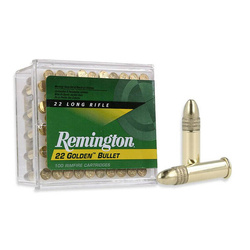 Remington - Randfeuer-Munition .22LR HV RN 40 gr / 2,6 g - Messing - 100 Schuss - 21276