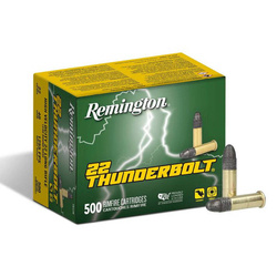 Remington - Randfeuer-Munition .22LR HV Thunderbolt 40 gr / 2,6 g - 500 Schuss - 21241