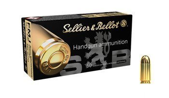 Sellier&Bellot - Pistolenmunition 9x17 Browning / .380 Auto FMJ 6,0 g - BOX 50 Stück