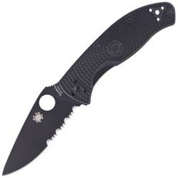 Spyderco - Klappmesser Tenacious - 8Cr13MoV - Schwarz - C122PSBBK