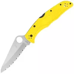 Spyderco - Pacific Salt 2 FRN Messer - Spyder H2 - Gelb - C91SYL2