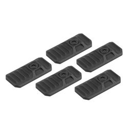 Strike Industries - LINK Abdeckung für M-LOK / KeyMod-Schienen - 5 Stück - Schwarz - SI-LINK-COVER-BK