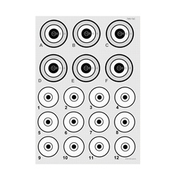 Taktisches Waffensystem - Schießscheibe TAC Drill