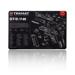 TekMat - Reinigungsmatte - CZ P-07 / P-09-Waffen - 27x43cm - TEK-R17-CZP07