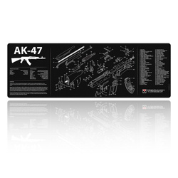 TekMat - Waffenreinigungsmatte - AK-47 - 30x91cm - Schwarz - TEK-R36-AK47