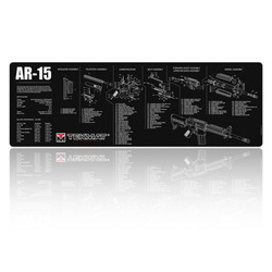 TekMat - Waffenreinigungsmatte - AR-15 - 30x91cm - Schwarz - TEK-R36-AR15