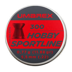 Umarex - Sportline Luftgewehrkugeln - 5,5 mm - 300 Stück - 4.1716