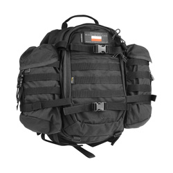 WISPORT - Sparrow 20 II Rucksack mit zwei Seitentaschen - 20 + 10 l - Schwarz.