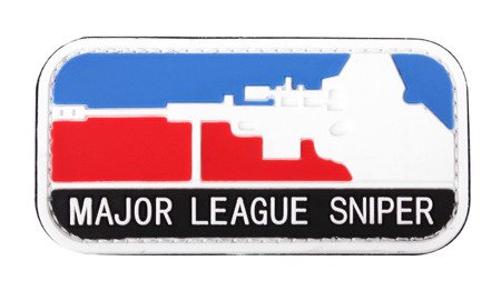 101 Inc. - 3D Patch - Major Sniper -  3D PVC Morale Patches