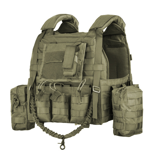 101 Inc. - Taktische Weste Plate Carrier Ranger - Grün - LQ14122 - Integrierte Westen