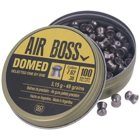 Apolo - Air Boss Domed Luftgewehrkugeln - .30 / 7,62 mm - 100 Stück - E30201 - Diabolos 