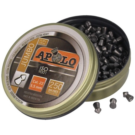 Apolo - Luftgewehrkugeln Jumbo Extra Heavy - .22 / 5.5mm - 250 Stück - E19921 - Diabolos 