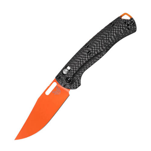 Benchmade - Taggedout Jagdmesser - CPM MagnaCut - Schwarz / Orange - 15535OR-01 - Jagdmesser