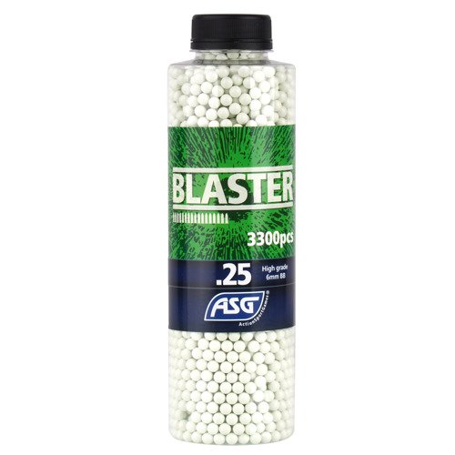 Blaster - Airsoft BB - 0,25 g - 3300 Stück - Weiß - 19404 - 0.25 g BBs