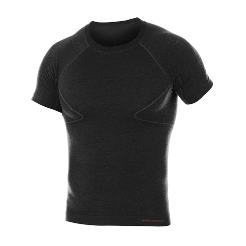 Brubeck - Active Wool Merino Thermoshirt - Schwarz - SS11710 - Thermoaktive Wäsche