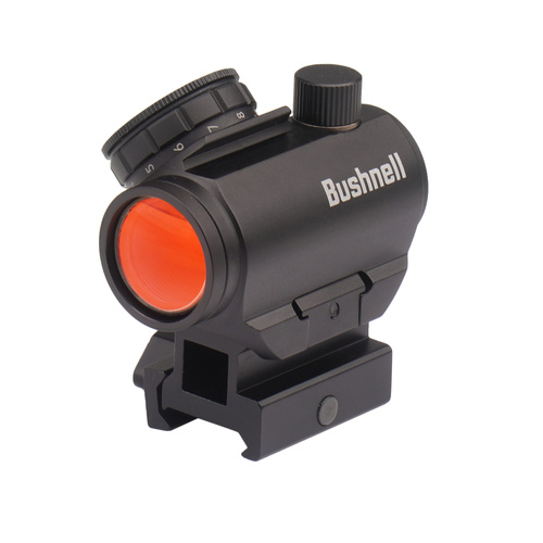 Bushnell - Trophy TRS-25 Rotpunktvisier + 0.83'' Picatinny Riser Mount  - 1x20 - Punkt 3 MOA - Picatiny / Weaver - BU-731303 - Geschenkidee für mehr als €75