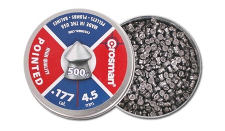 Crosman - Pellets Pointed - 500 Schuss - 4,5 mm - Diabolos 