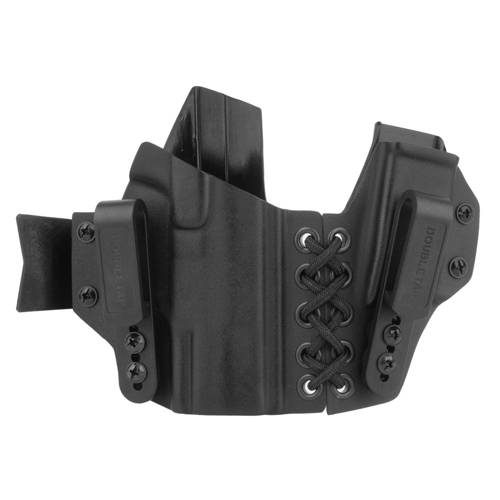 DOUBLETAP GEAR - Appendix Elastic IWB Kydex Holster für Walther P99 und Magazin - Schwarz - Innenbundholster