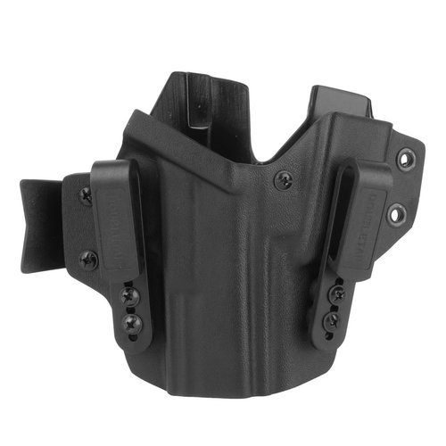 DOUBLETAP GEAR - Appendix IWB Kydex Holster für Glock 17 und Magazin - Schwarz - Innenbundholster