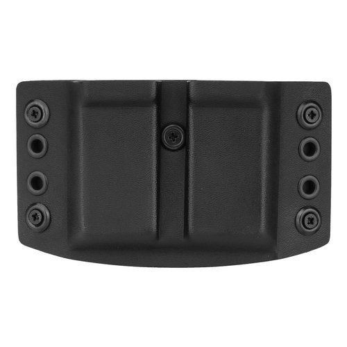 DOUBLETAP GEAR - OWB Kydex Doppel-Magazinhalter für CZ Shadow, Walther P99 - Schwarz - Gürtelholster