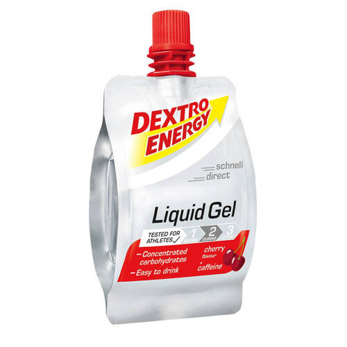 Dextro Energy - Energy Liquid Gel - 60 ml - Kirsche mit Koffein - DE15 - Feldrationen