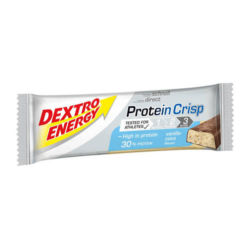 Dextro Energy - Protein Crisp Eiweißriegel - Vanille/Kokosnuss - 50 g - DE73 - Feldrationen