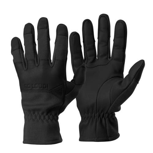 Direct Action - Tactical Crocodile FR Gloves Long® - Ziegenleder - Schwarz - GL-CRFL-NMX-BLK - Taktisch Handschuhe