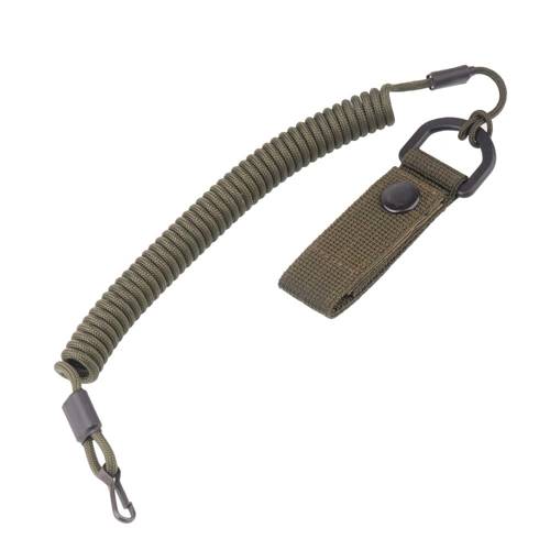 EDCX - Elastisches Schlüsselband mit Gürtelschlaufe - Army Green - 2208 - Taktische Lanyards