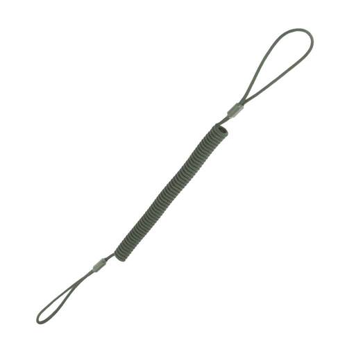 EDCX - Elastisches Schlüsselband mit Paracord-Schlaufen - Army Green - 2283 - Taktische Lanyards