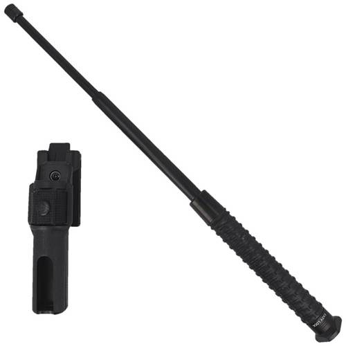 ESP - Gehärteter dehnbarer Schlagstock mit Halter - 20" - Extra Grip - Easy Lock - ExBTT-20H BLK BH-55-A - Teleskopschlagstöcke