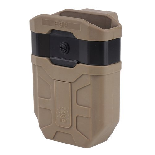 ESP - MOLLE-Schwenkbarer Kunststoffhalter für AK-Magazin - UBC-02 Halterung - Khaki - MH-14-AK KH - Magazin Holster