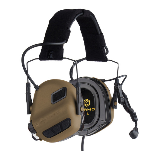 Earmor - M32 PLUS Kommunikation Headset - Coyote Brown - M32-CB (PLUS) - Funkgeräte