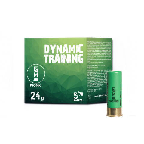 FAM Pionki - 12/70 Dynamic Training 24g Flintenmunition - 25 Stk - Schrotpatronen