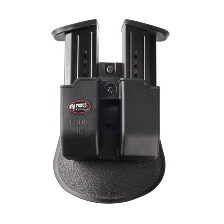 Fobus - Doppelmagazintasche für Walther, CZ, S&W 9mm, .40 - Drehbares Paddel - 6909ND RT - Magazin Holster