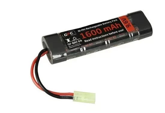 GFC Energy - Akku für ASG NiMH 9.6V 1600mAh - Tamiya Mini - GFE-06-003046 - NiMH 9.6 V Akkus