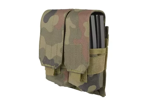 GFC Tactical - Doppelte M4/M16 Typ Magazintasche - MOLLE - Nylon - Wz.93 PL Woodland - GFT-19-011403 - Magazin & Munitionstaschen