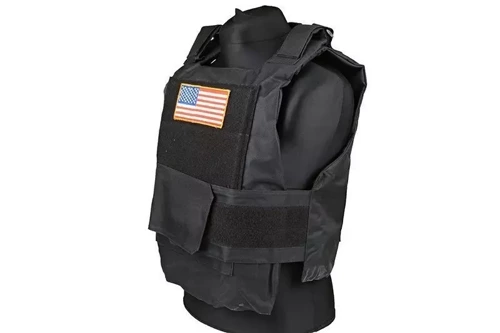 GFC Tactical - Tactical Personal Body Armor Vest - Schwarz - GFT-18-000367 - Integrierte Westen