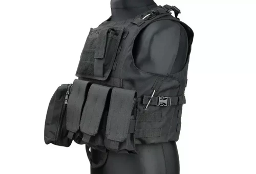 GFC Tactical - Taktische Weste FSBE AAV - Schwarz - GFT-18-000330 - Integrierte Westen