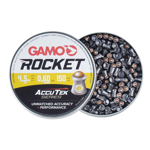 Gamo - Diabolo-Kugeln AccuTek Rocket - Kaliber 4,5 mm - 150 Stück - 6321274-AK - Diabolos 