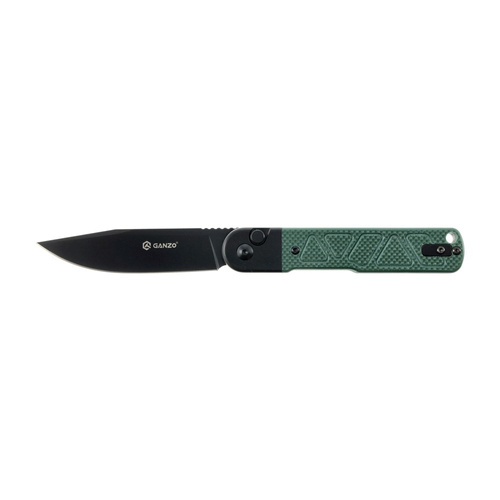 Ganzo - Klappmesser EDC G767-PT-GB - 9CR14 - Schwarz / Grün - G767PT-GB - EDC-Messer