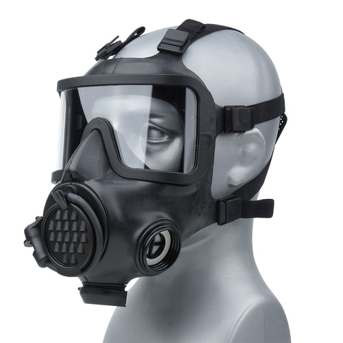 Gasmaske OM-2020 - Trinkanschluss - Bidon - Schwarz - Gasmasken