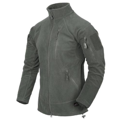 Helikon - Alpha Tactical Grid Fleece Jacke - Foliage Green - BL-ALT-FG-21 - Helikon Sweatshirts