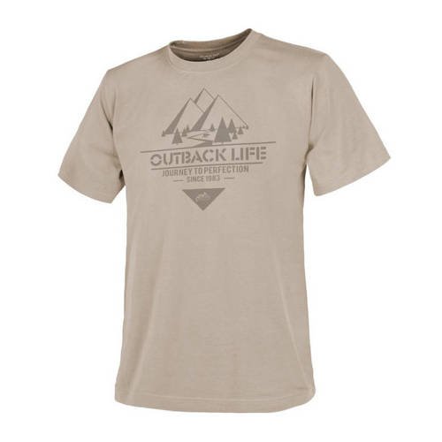 Helikon - T-Shirt Outback Life - Khaki - TS-OBL-CO-13 - T-Shirts