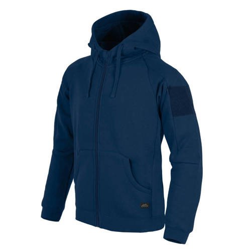 Helikon - Urban Tactical Hoodie® Lite Kapuzenpullover - FullZip - Blau - BL-ULF-CB-65 - Helikon Sweatshirts